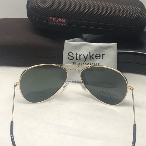Polarized Stryker Sunglass Gold & Brown polarized - Picture 8 of 8